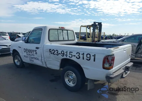 1997 Ford Ranger Splash/Xl/Xlt from USA, damaged, VIN 1FTCR10U7VUB44365